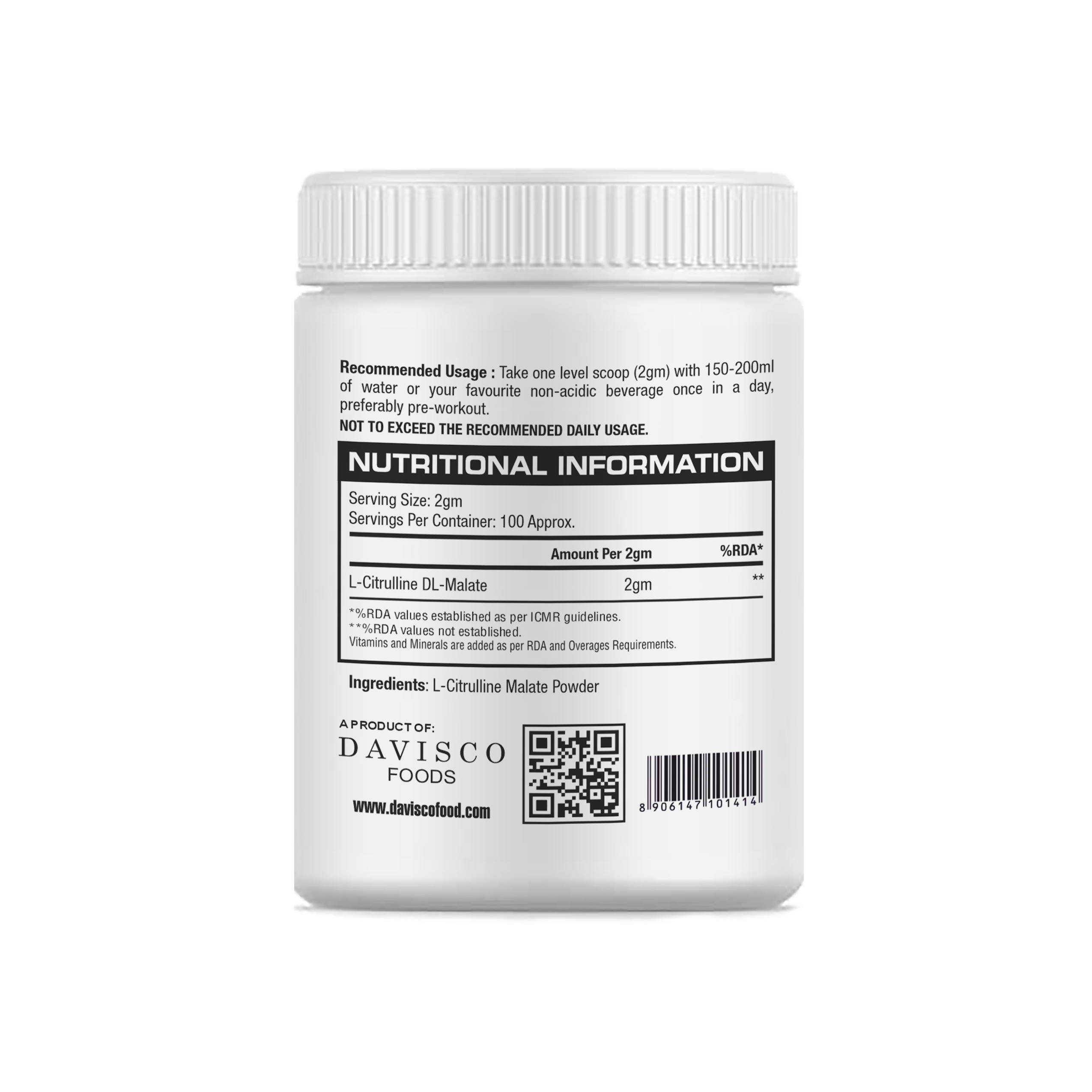 Citrulline Malate Performance Booster Powder - Image 2
