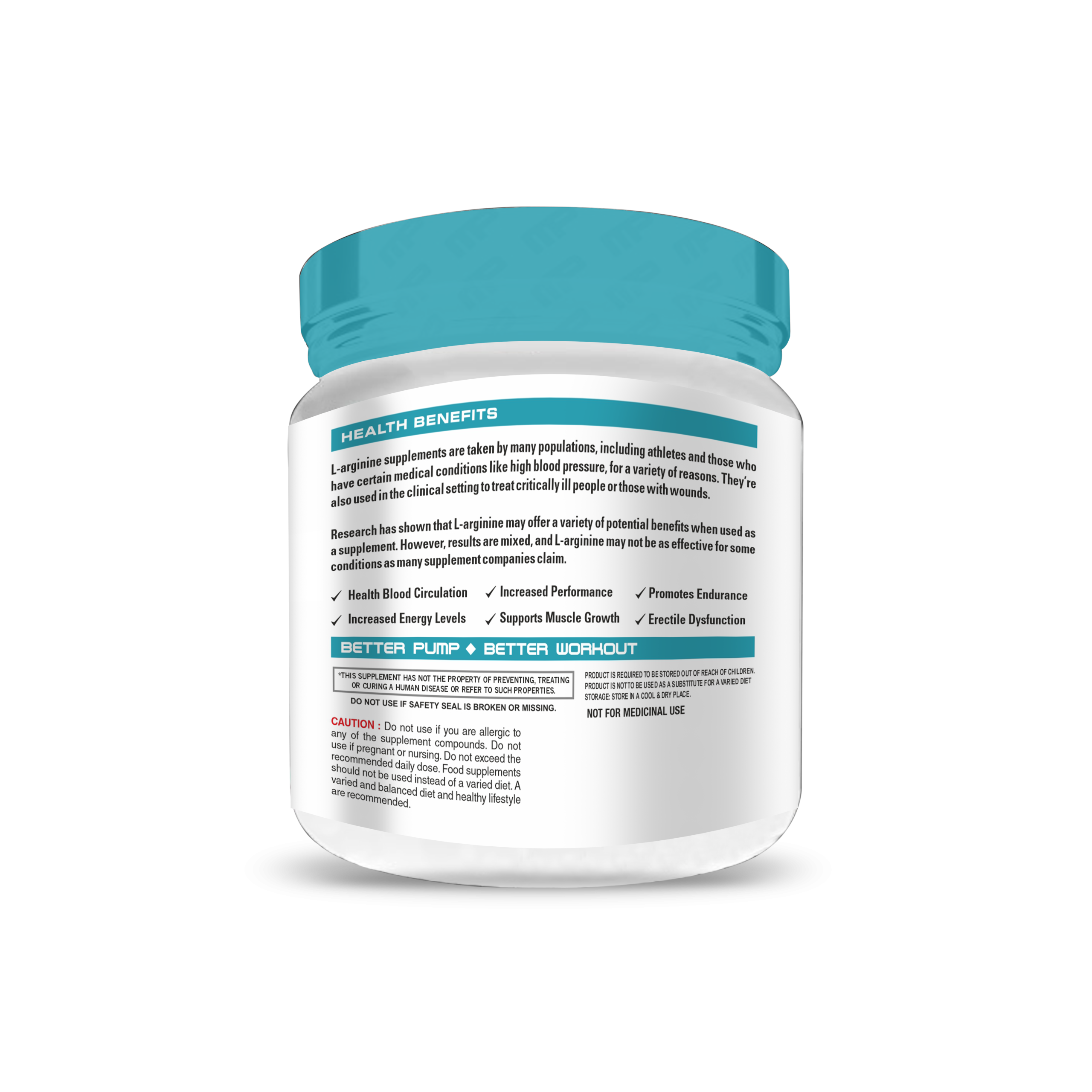 L-Arginine 180 Tablets Nitric Oxide Booster - Image 3