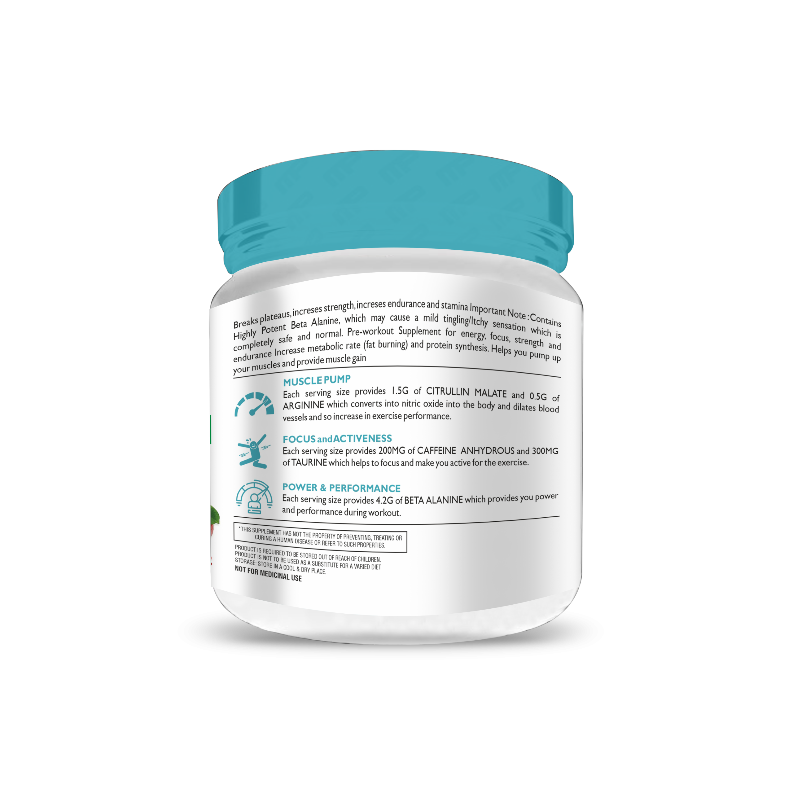 Pre-Workout Fruit Punch Performance Blend - Image 3