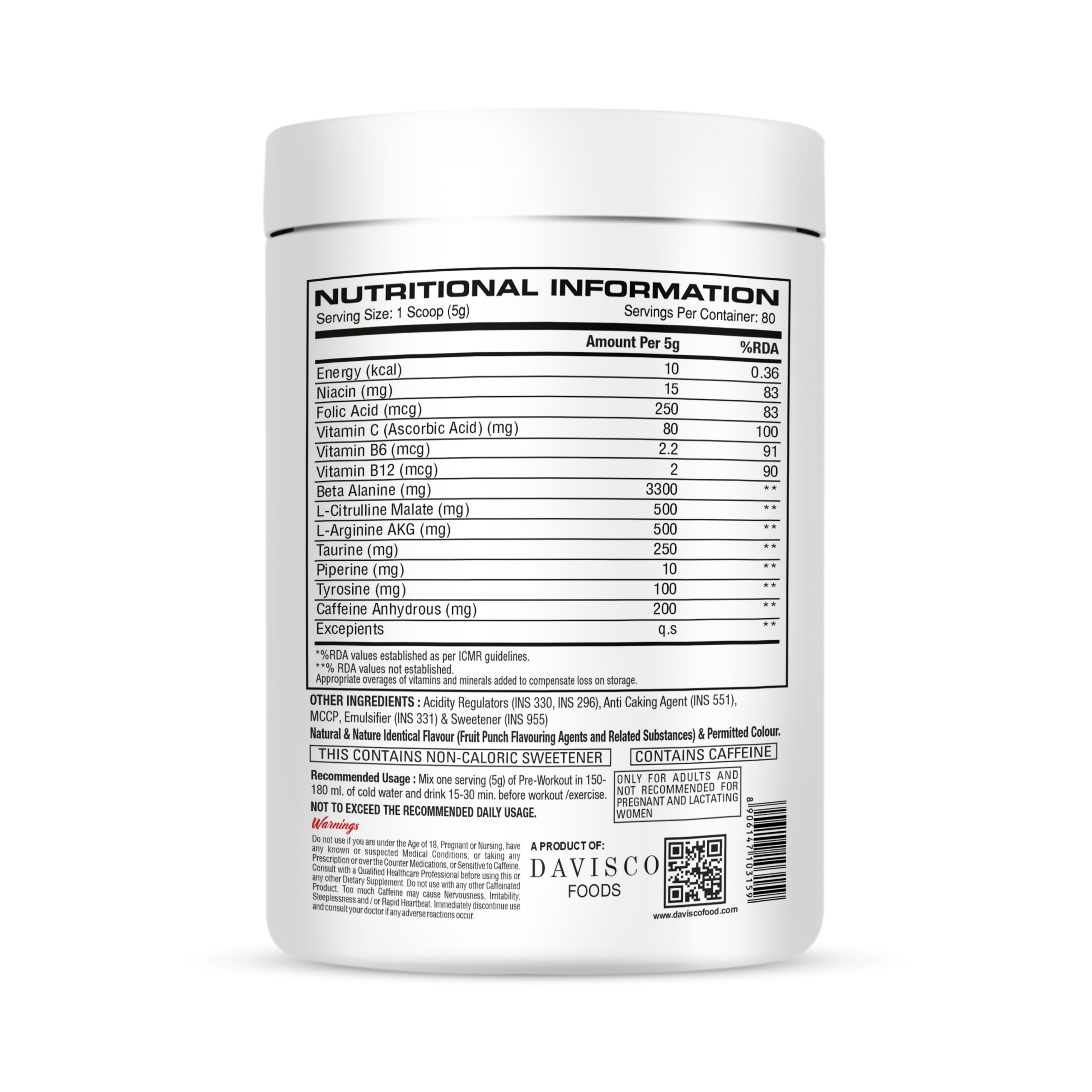 Pre-Workout Orange Energy Boost Formula - Image 2
